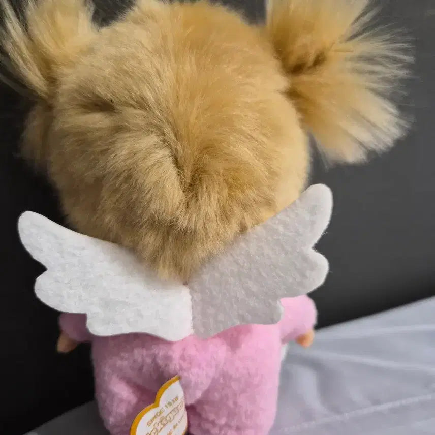 [BUNJANG] Monchhichi Baby Monchhichi 50th Anniversary Angel Doll / 몬치치 베비치치50주년 엔젤 인형