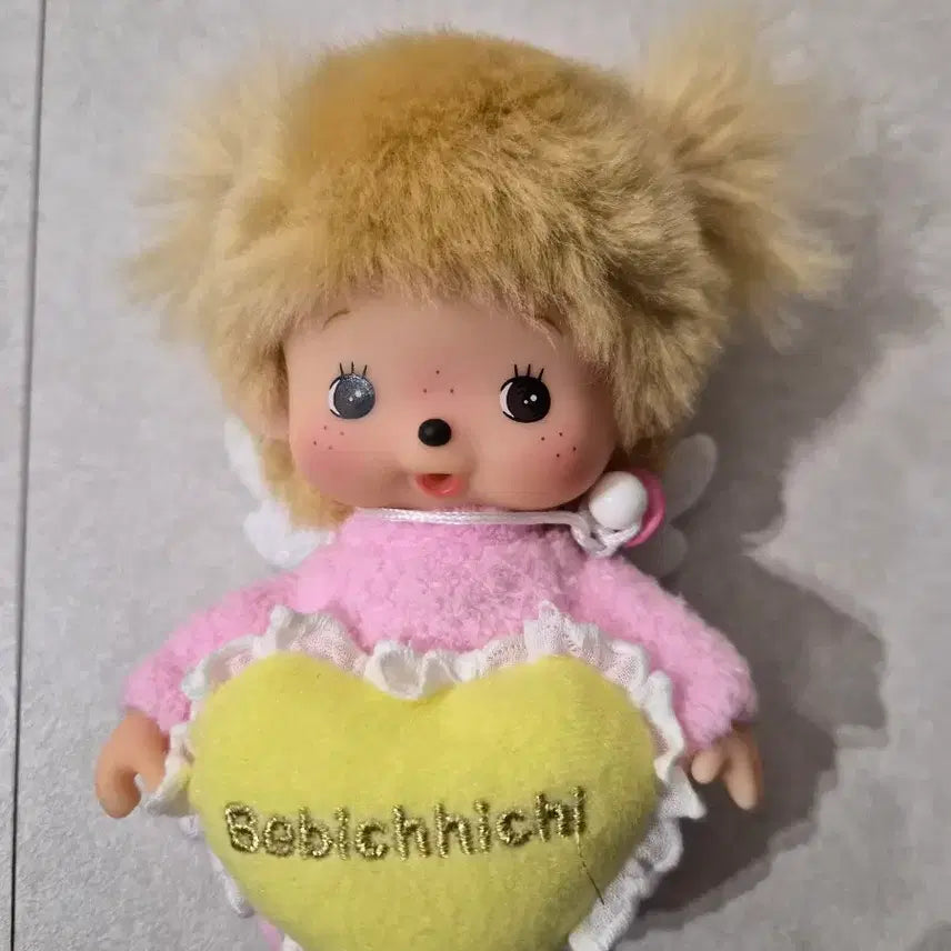 [BUNJANG] Monchhichi Baby Monchhichi 50th Anniversary Angel Doll / 몬치치 베비치치50주년 엔젤 인형