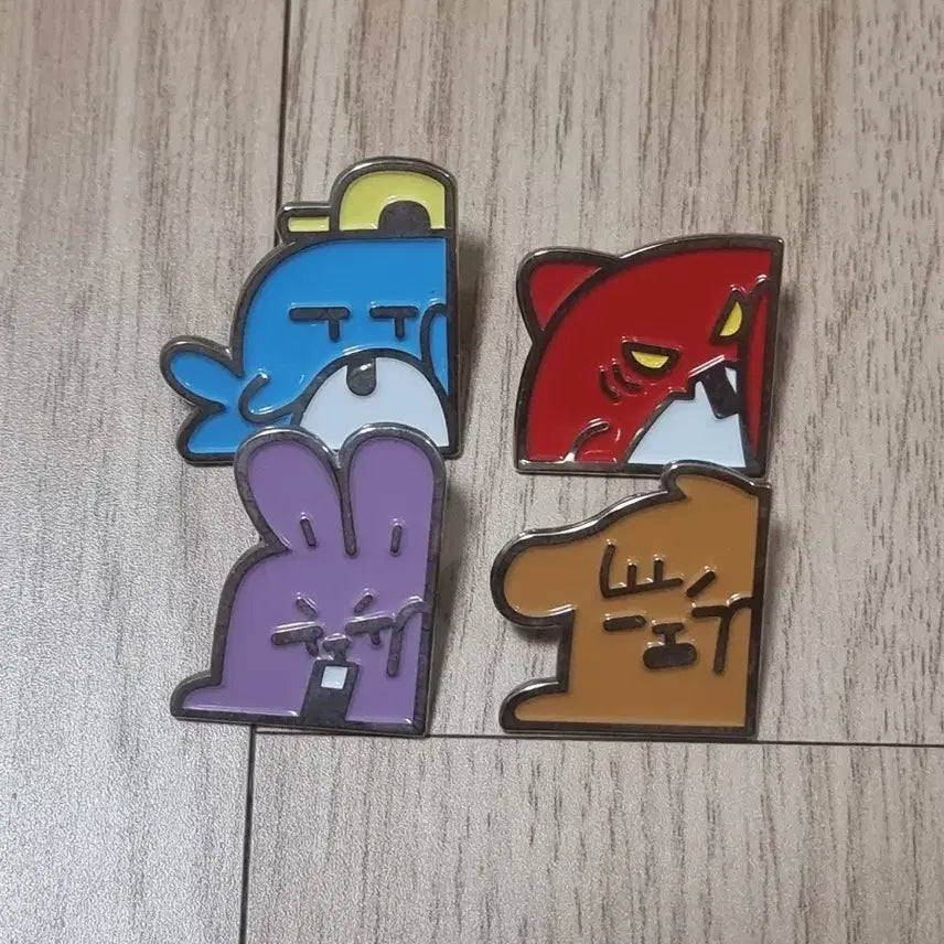 [BUNJANG] DDL Pixelry 3Days Badge Bundle Set / 뜰팁 픽셀리 쓰리데이즈 3DAYS 뱃지 4개 일괄판매