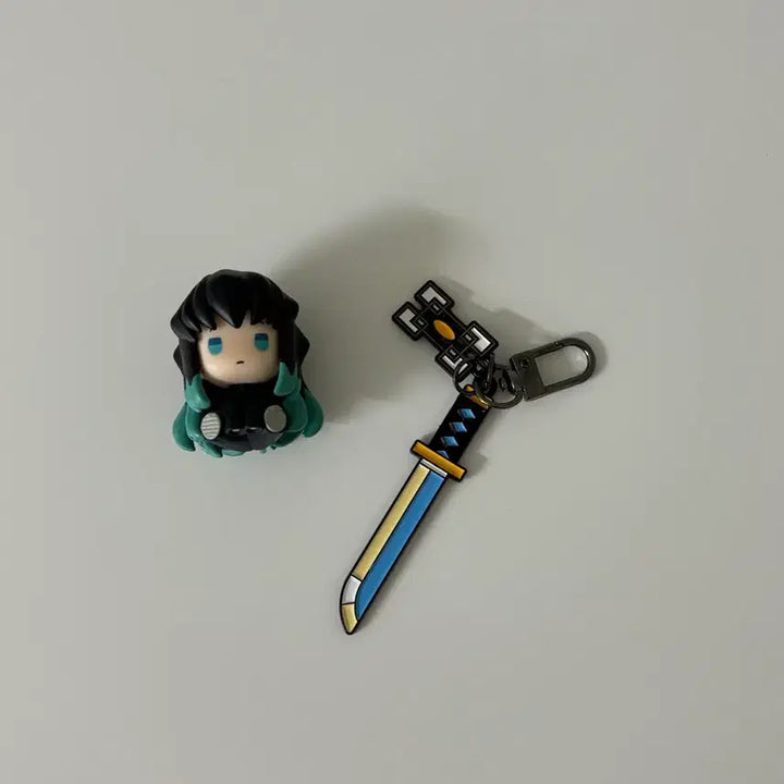 [BUNJANG] Muichiro Bundle Set Figure &amp; Keyring / 무이치로 일괄 판매