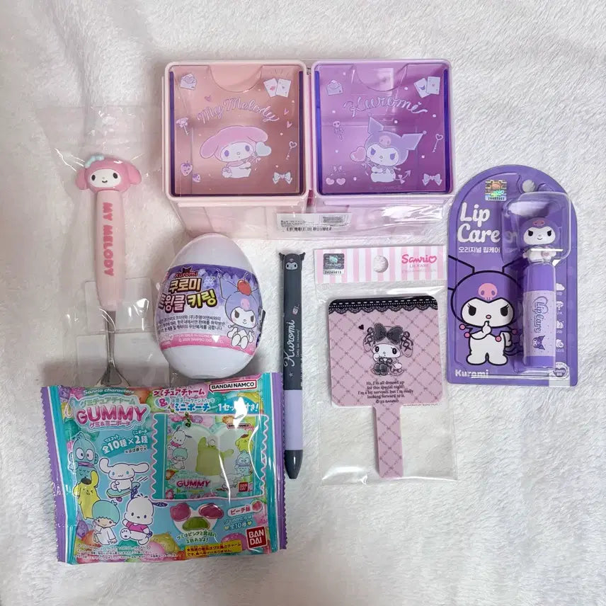 [BUNJANG] Sanrio Characters Kuromi My Melody Goods Bundle Set / 산리오 캐릭터즈 쿠로미 마이멜로디 굿즈 일괄 판매