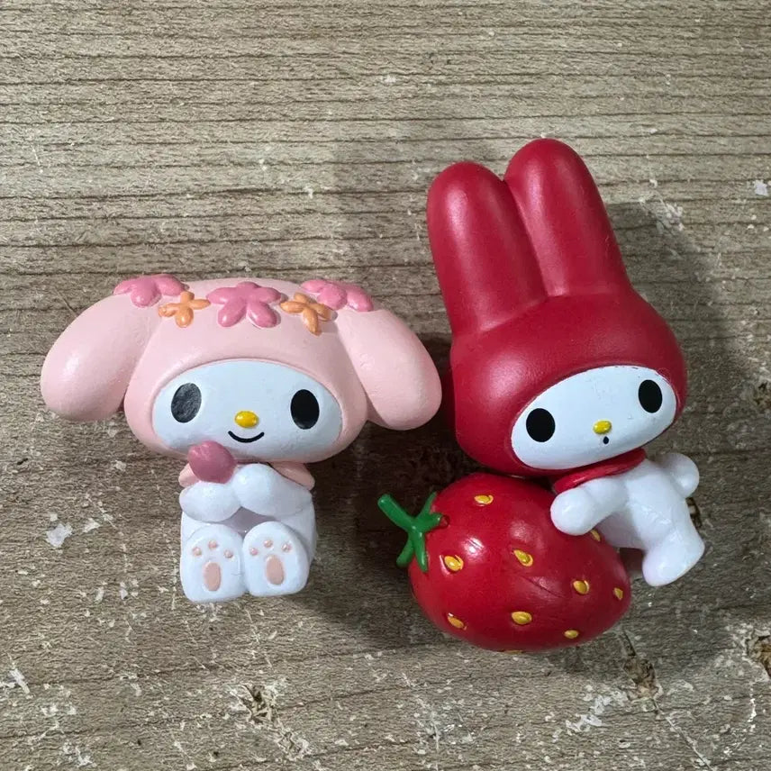 [BUNJANG] My Melody Strawberry Mascot Figures Bundle Set / 마이멜로디 딸기 마스코트 피규어 일괄