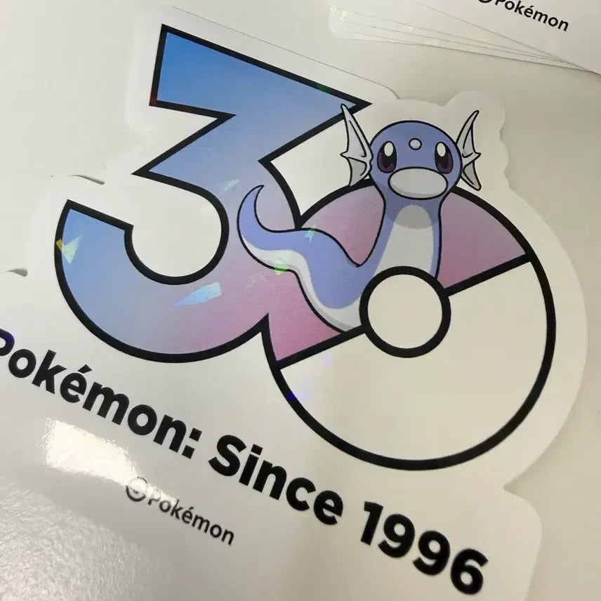 [BUNJANG] Pokemon 30th Anniversary Mignon Sticker / 포켓몬 30주년 기념 스티커 미뇽