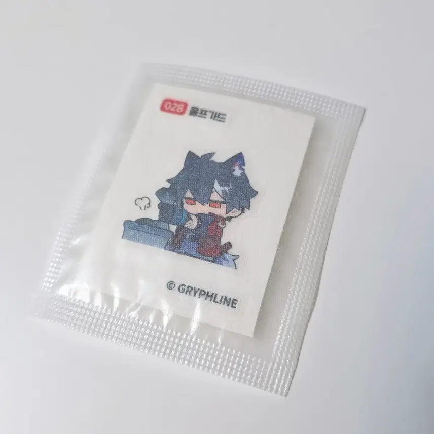 [BUNJANG] Arknights: Endfield GS25 Collaboration Sticker <028 Wolfguard> / [명일방주 엔드필드] GS25 콜라보 띠부씰 <028 울프가드> 양도