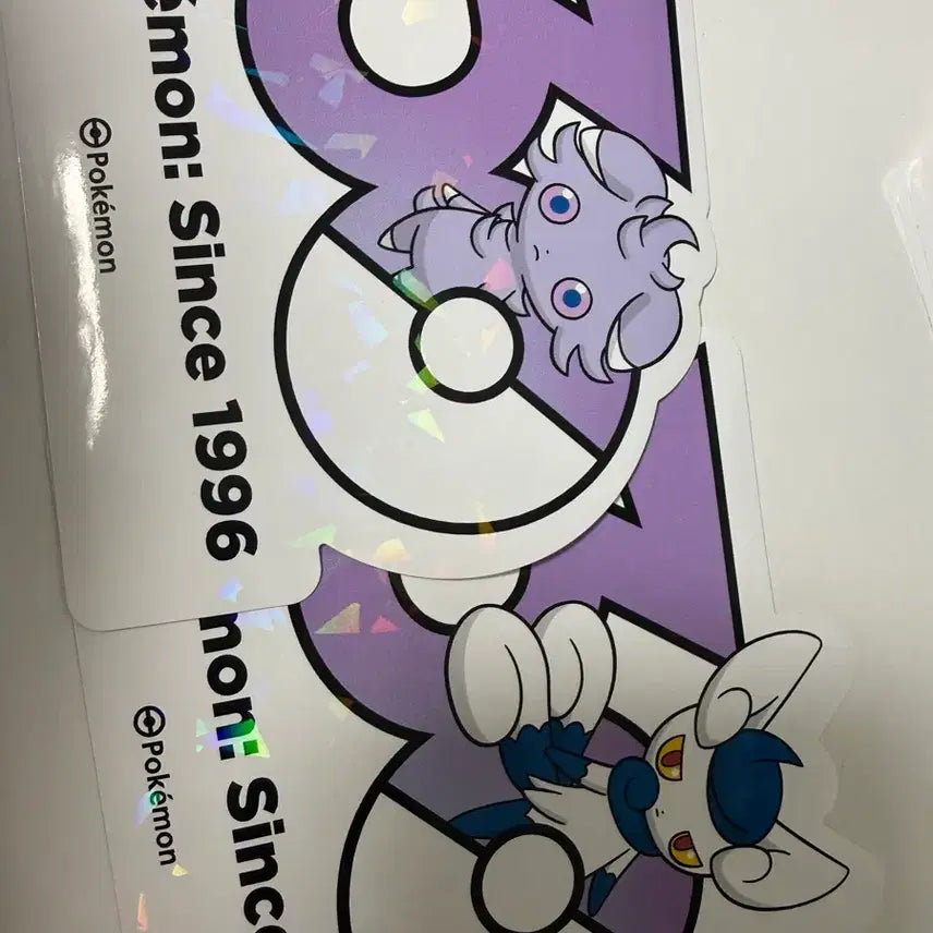 [BUNJANG] Pokemon 30th Anniversary Nya-Sup Nya-Onyx Sticker Bundle Set / 포켓몬 30주년 기념 스티커 냐스퍼 냐오닉스 일괄