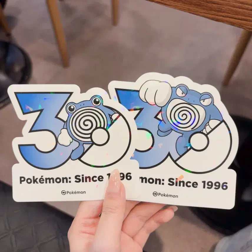 [BUNJANG] Pokemon 30th Anniversary Hologram Stickers / 슈륙챙이 강챙이 포켓몬 30주년 기념 스티커