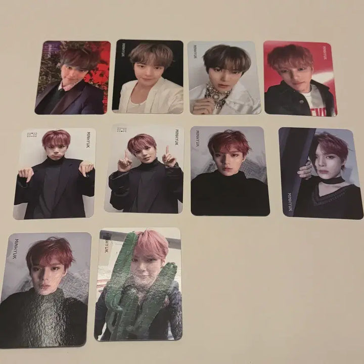 [BUNJANG] Monsta X Minhyuk Bundle Set Photocards (9pcs) / 몬스타엑스 민혁 포카 일괄