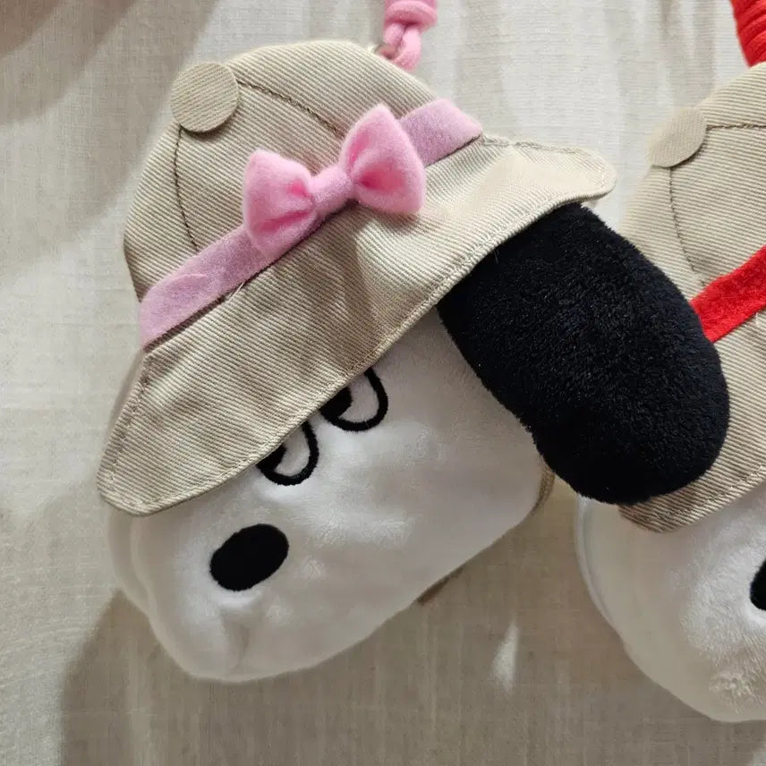 [BUNJANG] Snoopy &amp; Girlfriend Pouch Keyring Set / 새상품)스누피&amp;스누피여친 파우치키링