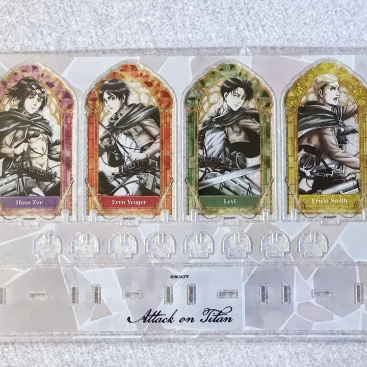 [BUNJANG] Attack on Titan Eren Yeager, Levi Ackerman, Erwin Smith Acrylic Diorama / Anique 진격의거인 아크릴 디오라마 한지 에렌 리바이 엘빈