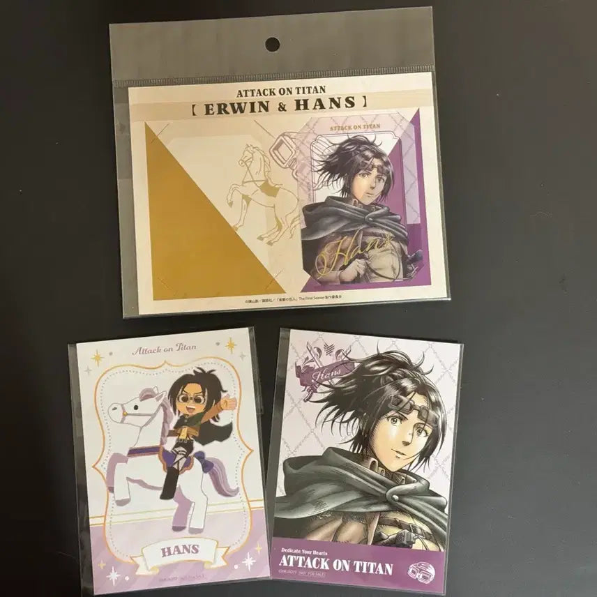 [BUNJANG] Attack on Titan Hanji Zoe Clear Photocard Postcard / Anique 진격의거인 한지 클리어포카 엽서