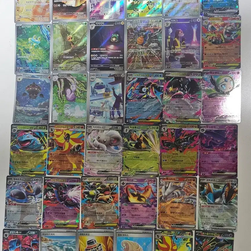 [SOLD OUT] 포켓몬 카드 SR RR AR 일괄 중복X 36장