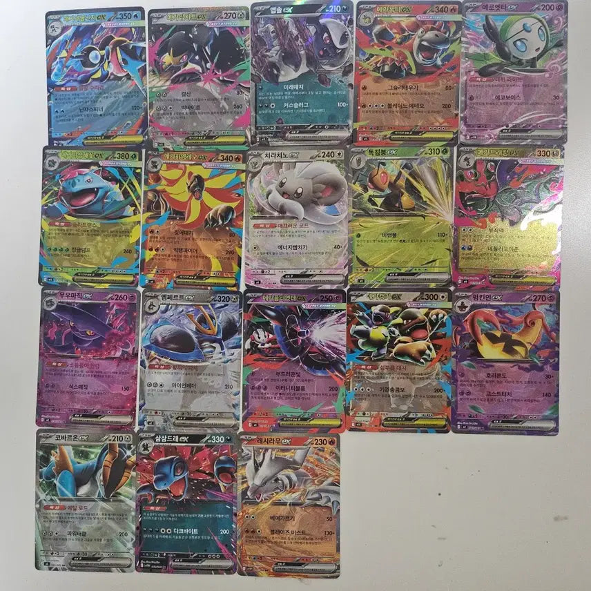 [SOLD OUT] 포켓몬 카드 SR RR AR 일괄 중복X 36장