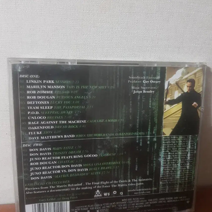[BUNJANG] The Matrix Reloaded OST CD / OST영화음악cd Matrix Reloaded 랍좀비 RATM 린킨파크