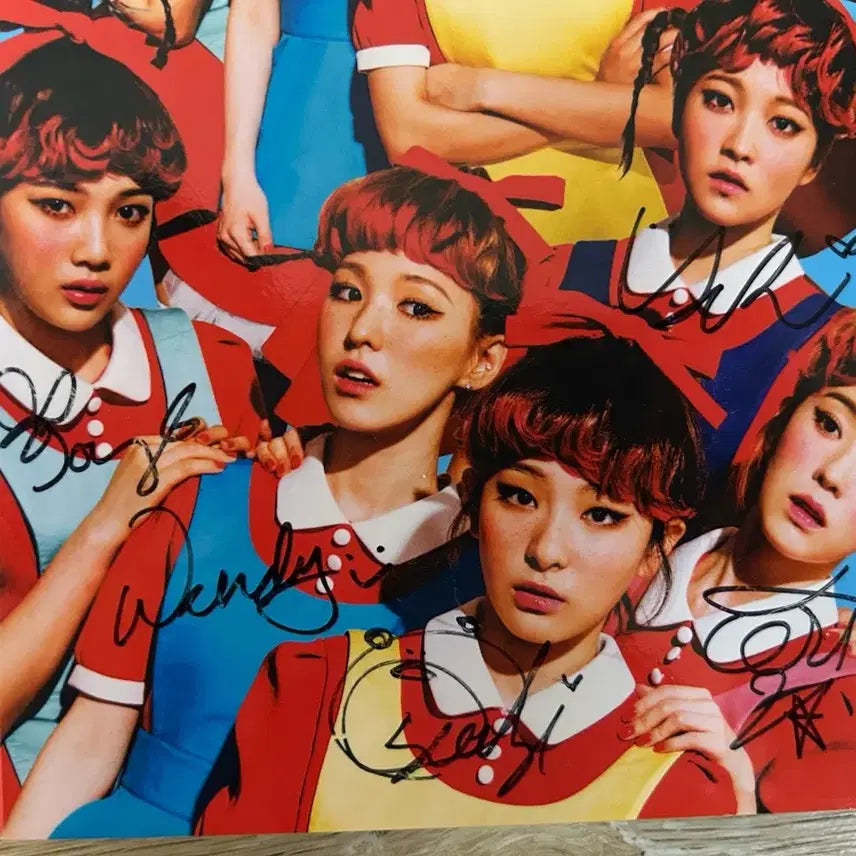 [BUNJANG] Red Velvet Signed Album / 레드벨벳 친필싸인