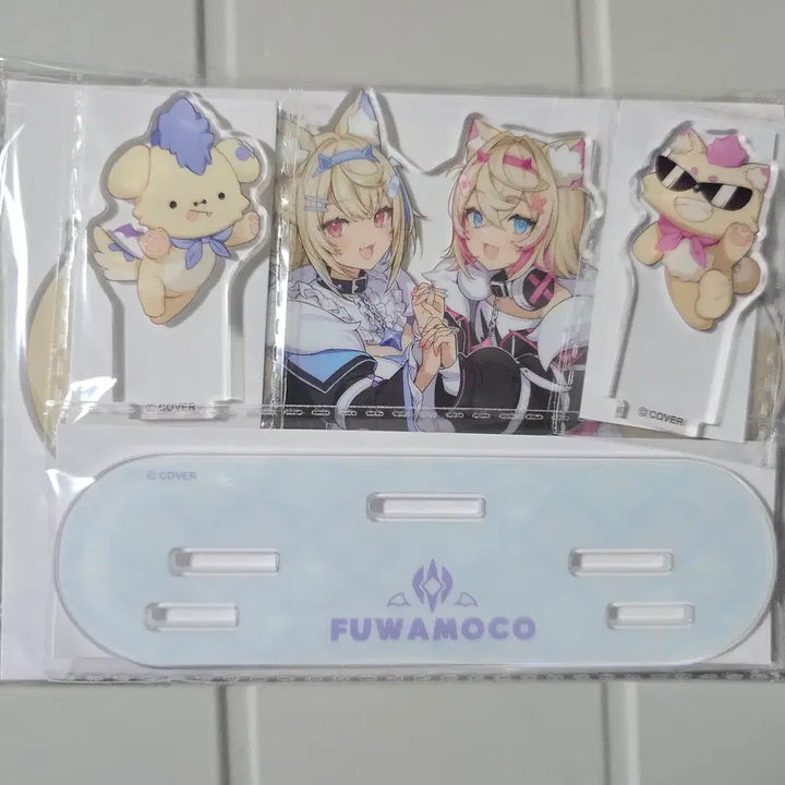 [BUNJANG] Hololive Fuwamoco 1 Million Subscriber Commemorative Acrylic Stand / 홀로라이브 후와모코 100만인 기념 아크릴스탠드