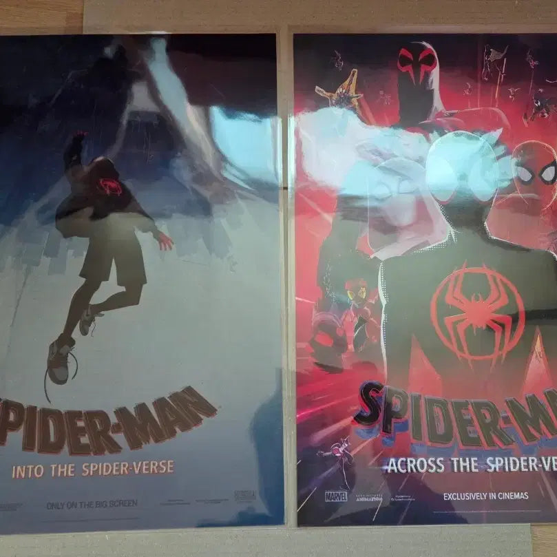 [BUNJANG] Spider-Man: Into the Spider-Verse &amp; Across the Spider-Verse Dolby Cinema Double Poster Set / 스파이더맨 유니버스 돌비 기획전 포스터 2종 세트
