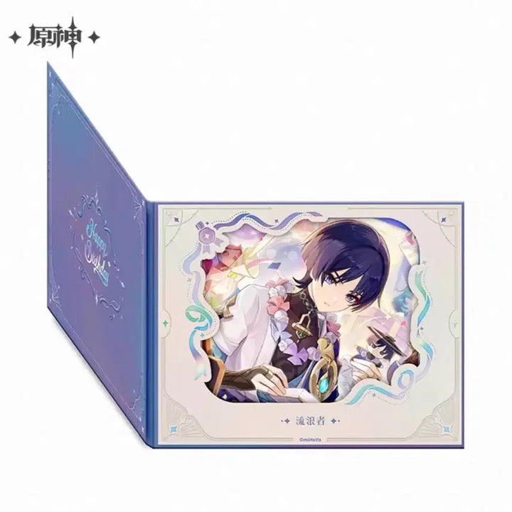 [BUNJANG] Genshin Impact Wanderer 2025 Birthday Illustration Card / 원신 방랑자 2025 생일 일러스트 카드