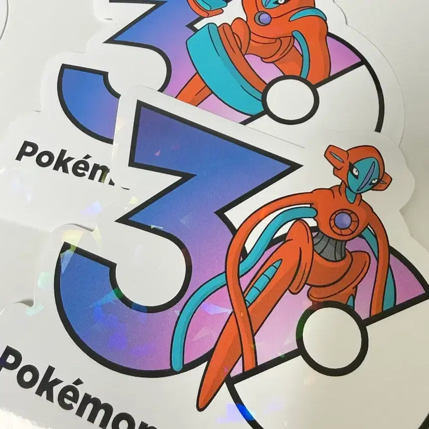 [BUNJANG] Pokemon 30th Anniversary Deoxys Sticker Bundle Set / 포켓몬 30주년 기념 스티커 데오키스 일괄