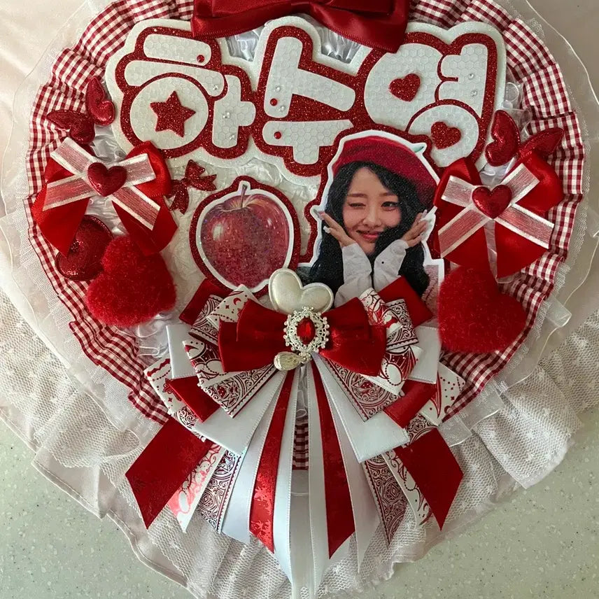 [BUNJANG] LOONA Yves Apple Uchiwa Fan / 이달의소녀 이브 YVES 사과 우치와 피켓