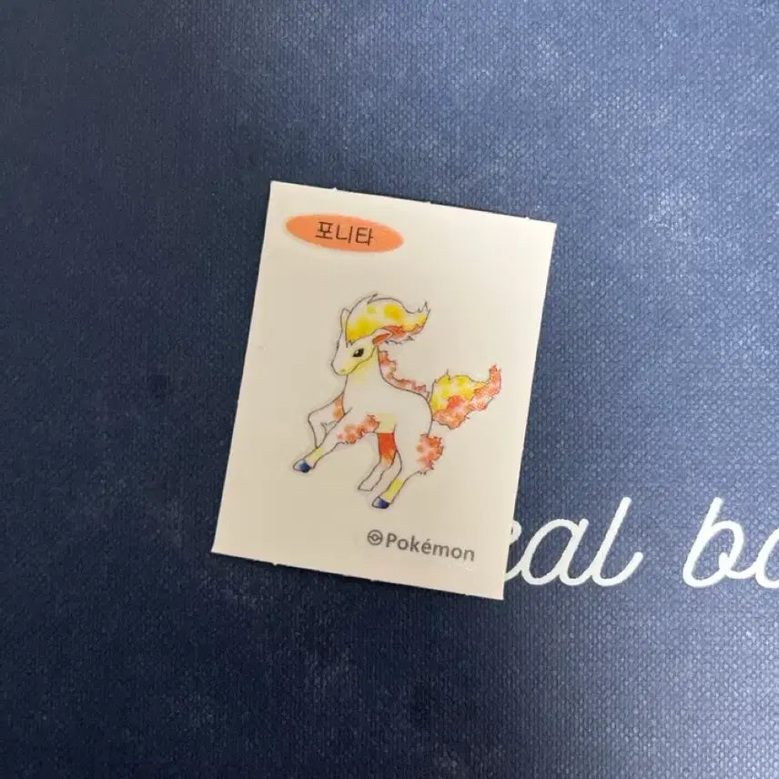 [BUNJANG] Pokemon 30th Anniversary Ponita Sticker / (포켓몬 30주년 띠부씰) 포니타
