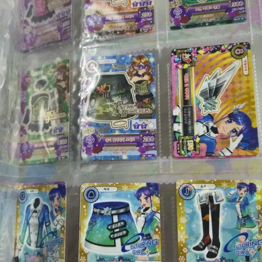 [BUNJANG] Aikatsu! Ichigo Aoi Sola Split Set Cards / [분철] 아이카츠 아이엠스타 이치고 아오이 보라 카드