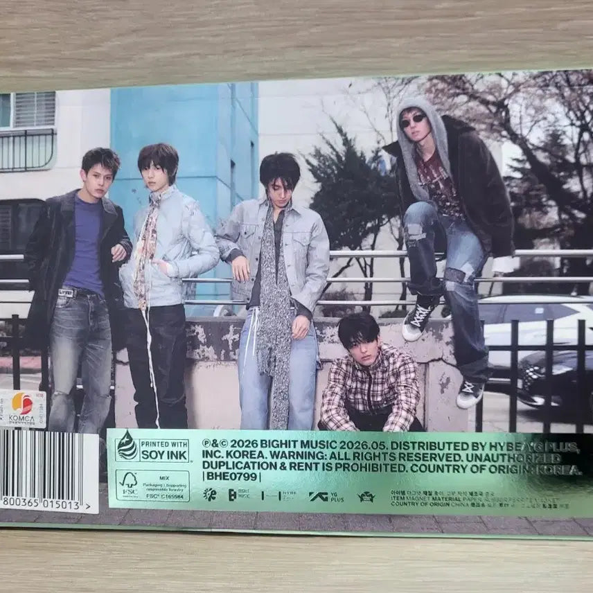 [BUNJANG] CORTIS Green Green Signed Album with Gunho Photocard / (건호포카포함) 코르티스 CORTIS 그린그린 친필 사인 앨범