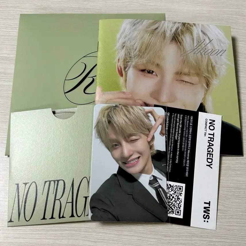 [BUNJANG] TWS Jihoon Rush Compact Album Photocard No Tragedy / 투어스 컴팩트 rush 지훈 세트 앨범 포카 no tragedy