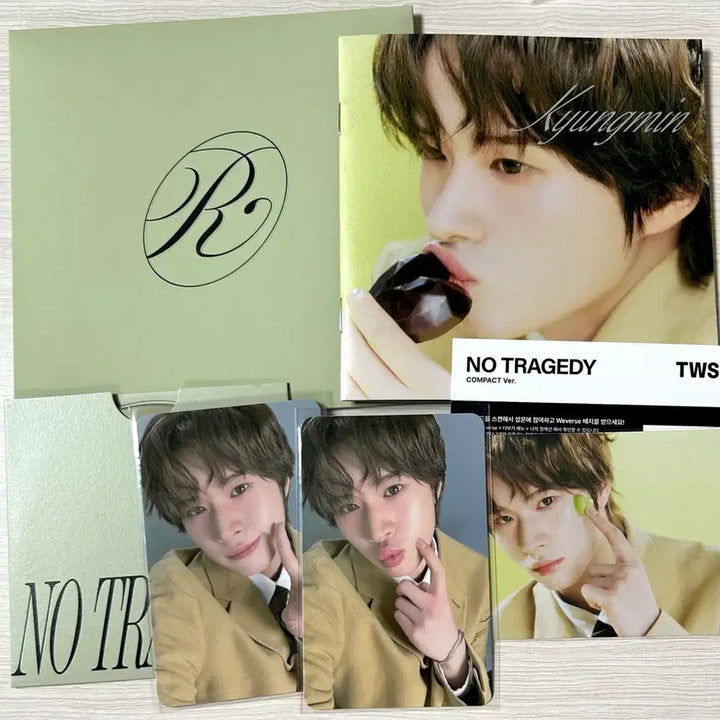 [BUNJANG] TWS Compact Rush Album Photocard Set (Kyungmin) / 투어스 컴팩트 rush 경민 풀셋 세트 앨범 포카 no tragedy