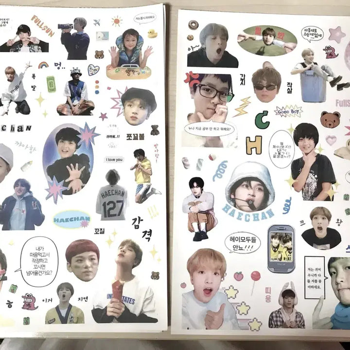 [BUNJANG] Haechan Custom Sticker Set / 해찬 비공굿 스티커