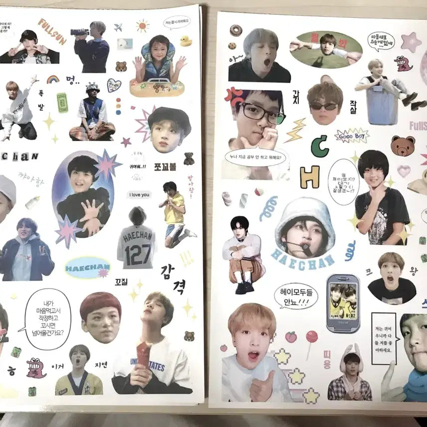 [BUNJANG] Haechan Unofficial Sticker / 해찬 비공굿 스티커