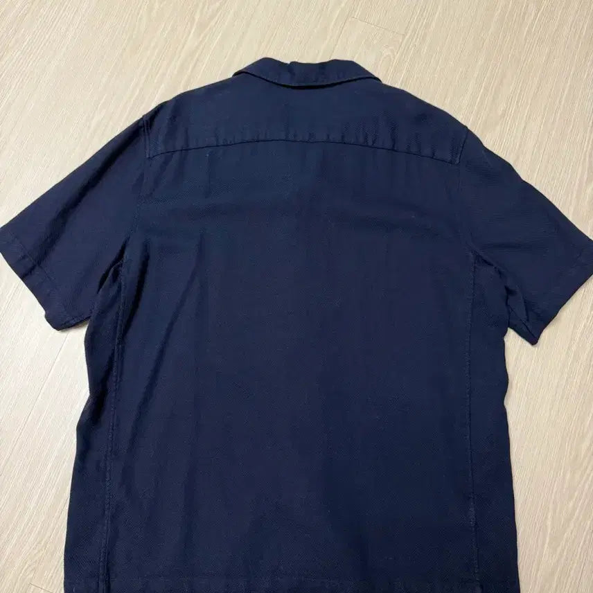 [BUNJANG] Fred Perry Navy Short Sleeve Shirt / 프레드페리 네이비 반팔 셔츠