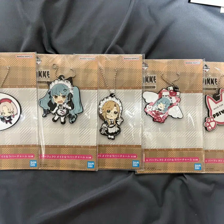 [BUNJANG] Nihon Gekitou Kokuu (N.I.K.E.) Ichiban Kuji Chapter 7 Rubber Charm 5-Piece Set / 니케 제일복권 챕터7 러버참 5종세트