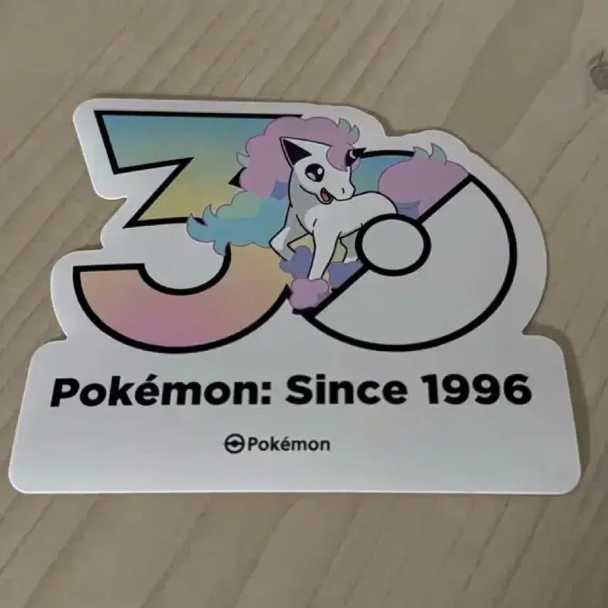 [BUNJANG] Pokemon 30th Anniversary Galarian Ponyta Sticker / 포켓몬 30주년 스티커 가라르 포니타