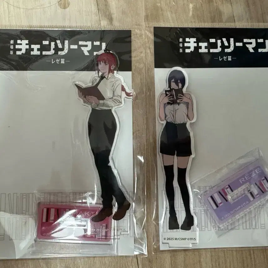 [BUNJANG] Chainsaw Man Reze Arc Reze &amp; Makima Acrylic Standee Set / 체인소맨 레제편 레제 마키마 아크릴 스탠드 2종 일괄