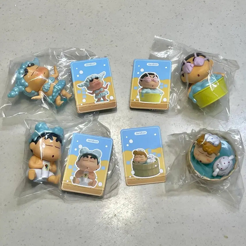 [BUNJANG] Jandun Genuine Crayon Shin-chan Bathroom Figure - Rare Hidden Bathhouse Edition / 잔둔정품 짱구 욕실 피규어 레어템 목욕탕 히든