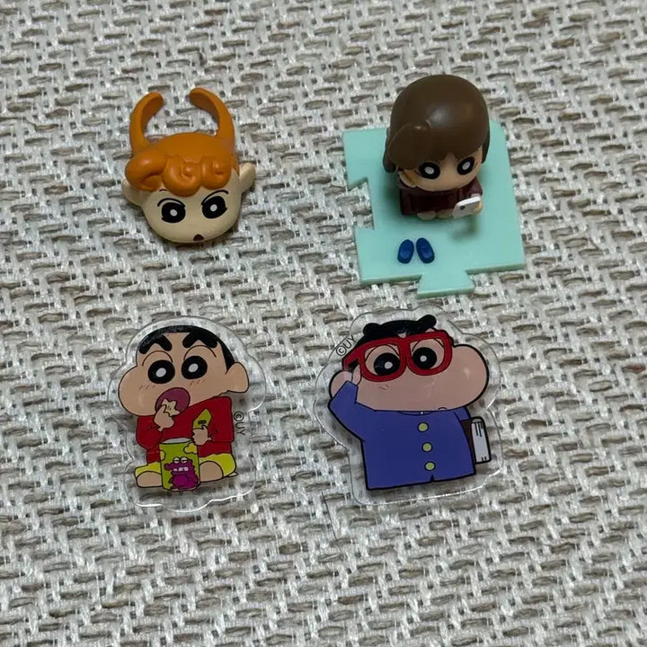 [BUNJANG] Crayon Shin-chan Figure Gacha Acrylic Badge Set / 일괄)짱구는 못말려 피규어 가챠 아크릴 뱃지 세트
