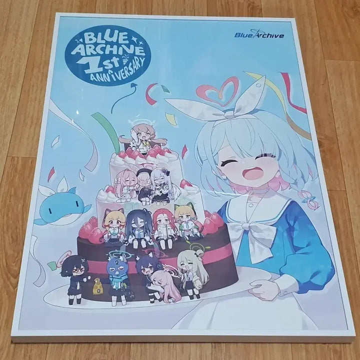 [BUNJANG] Blue Archive 1st Anniversary Poster with Custom Aluminum Frame / 블루아카이브 1주년 포스터 + 액자