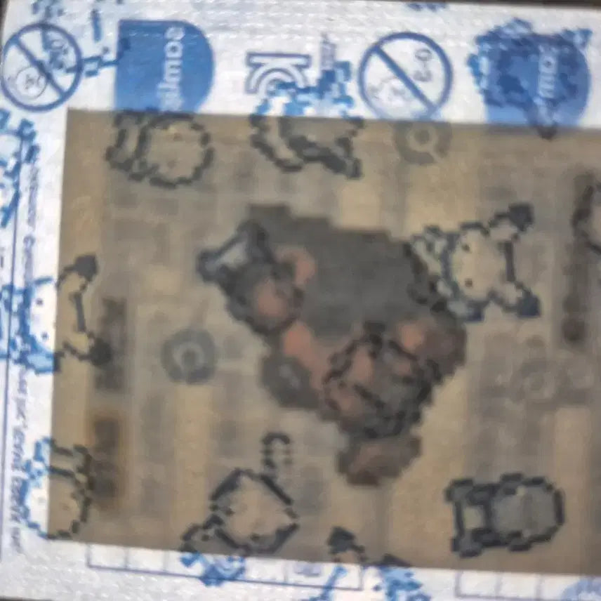 [BUNJANG] Pokemon Sealed Pixel Snorlax Sticker / 포켓몬 띠부씰 픽셀 잠만보 띠부실 미개봉 판매.