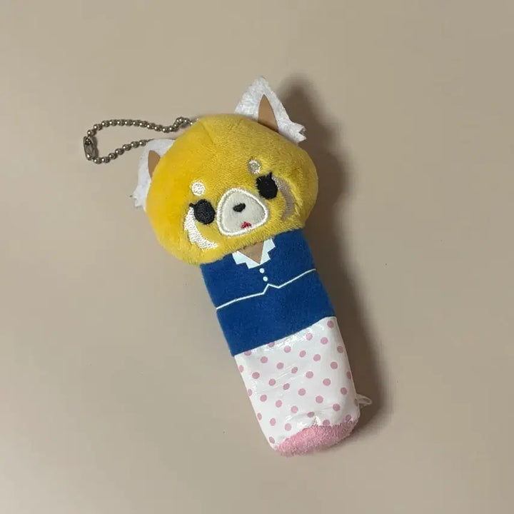 [BUNJANG] Sanrio Aggretsuko Classic Doll Keyring Stamp Holder / 산리오 고전 어그레시브 레츠코 인형 키링 도장 홀더