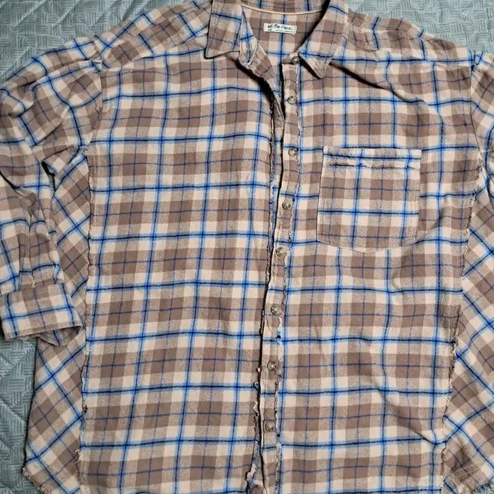 [BUNJANG] Free People We The Free Distressed Oversized Shirt / free people 셔츠. r13
