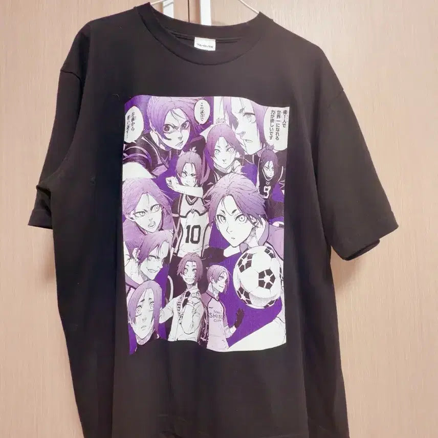 [BUNJANG] Blue Lock Reo Mikage Tournament T-Shirt / 내일까지 이 가격) 블루록 레오 원회전 티셔츠