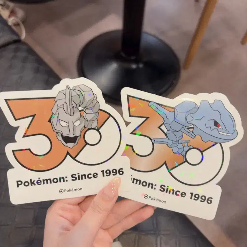 [BUNJANG] Pokemon 30th Anniversary Longstone Steel Form Sticker / 롱스톤 강철톤 포켓몬 30주년 스티커