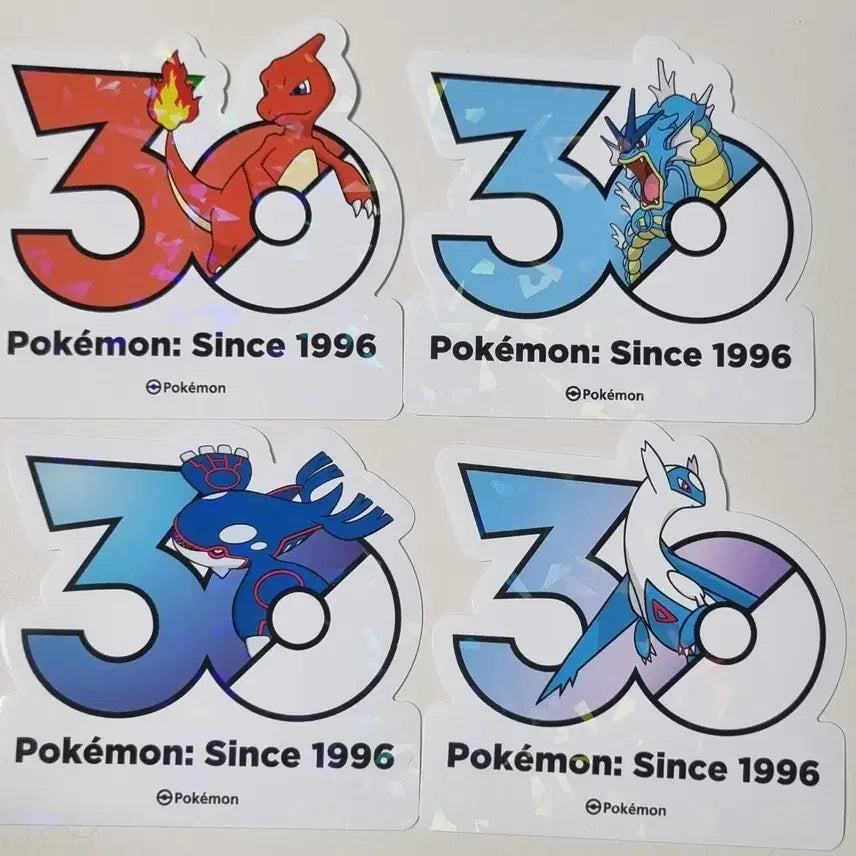 [BUNJANG] Pokemon 30th Anniversary Logo Stickers / 포켓몬 30주년 기념 로고 스티커 이것저것