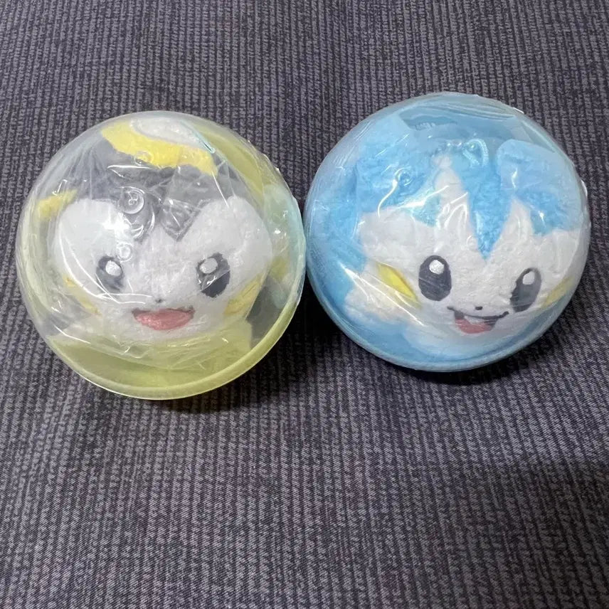 [BUNJANG] Pokemon Metamon Playground Attach Mascot Bundle (Emolga, Pachirisu) / 메타몽놀이터 포켓몬 찰싹 마스코트 (에몽가, 파치리스) 일괄