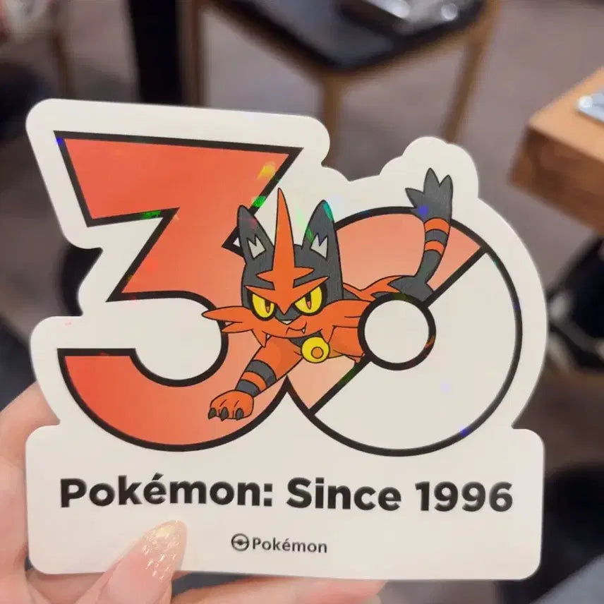 [BUNJANG] Nyahito Pokemon 30th Anniversary Sticker / 냐오히트 포켓몬 30주년 스티커