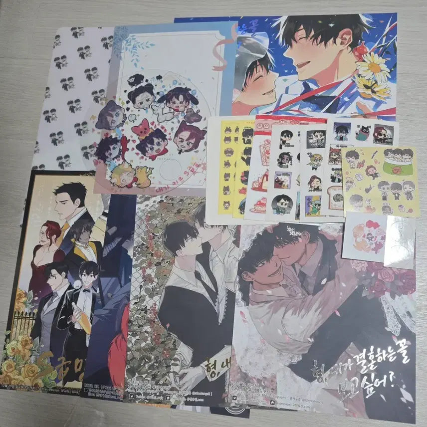 [BUNJANG] My Own S-Class Leveling Stickers &amp; Posters Set / 내스급 내가키운S급들 굿즈 스티커 포스터 무료나눔