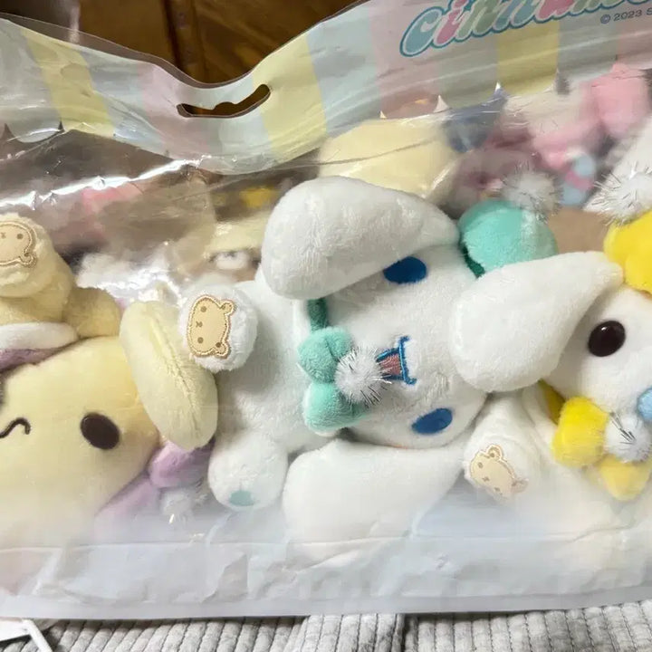 [BUNJANG] Sanrio Cinnamonroll Milk Espresso Plush Mascot Keychain Set / 산리오 시나모프렌즈 시나모롤 밀크 에스프레소 인형 마스코트 키링 세트