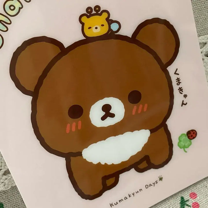 [BUNJANG] Chairoyi Koguma Kumakunn Days Memo Pad A6 / 차이로이 코구마 쿠마쿤 데이즈 메모패드 A6