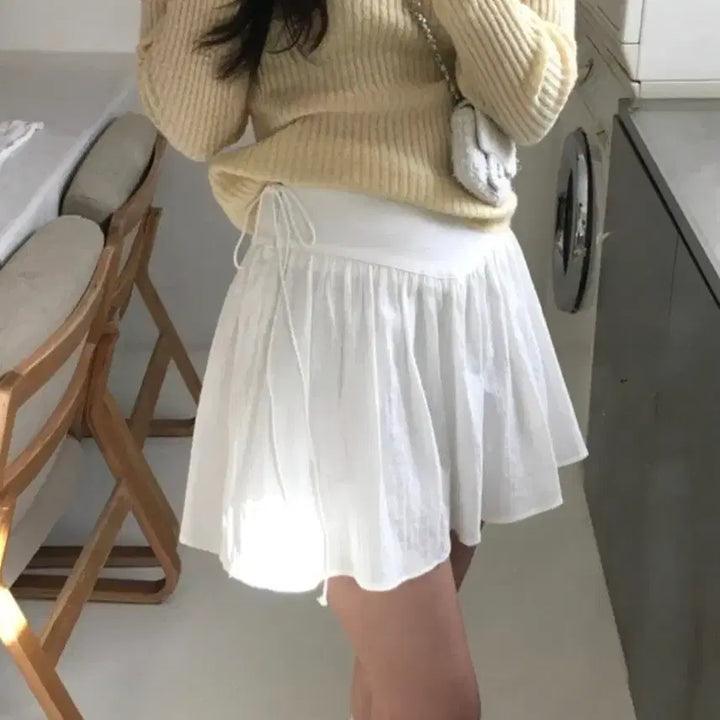 [BUNJANG] Peter and Wendy Musk Ribbon Mini Skirt / 피터앤웬디 머스크 리본 미니 스커트 (속바지 안감)