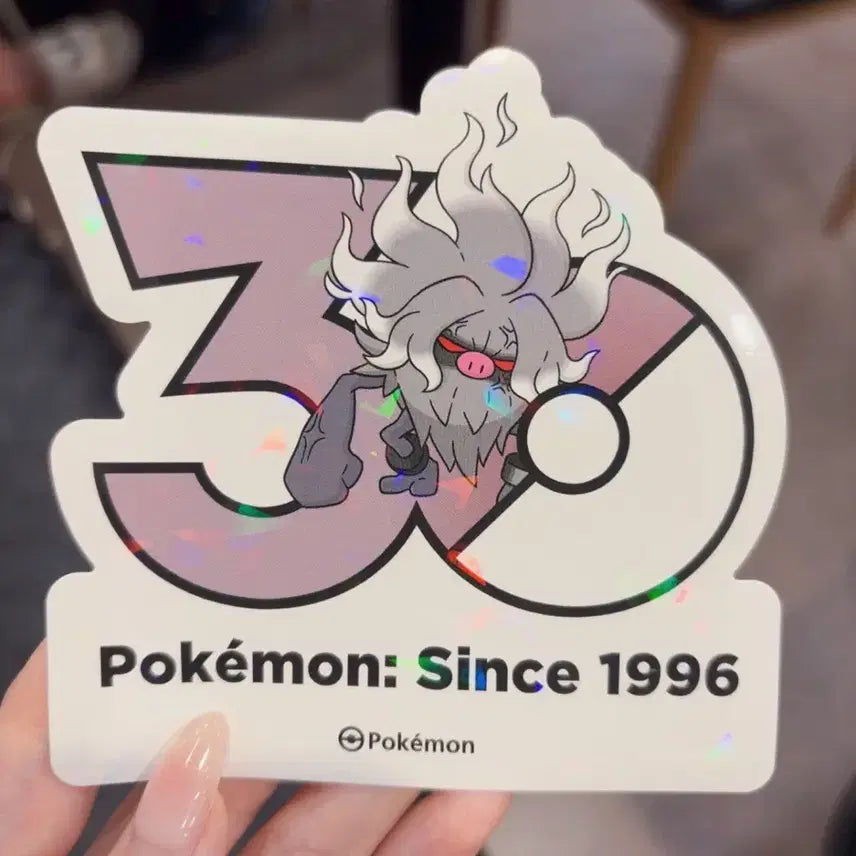 [BUNJANG] Jaesunggaesung Pokemon 30th Anniversary Hologram Sticker / 저승갓숭 포켓몬 30주년 스티커